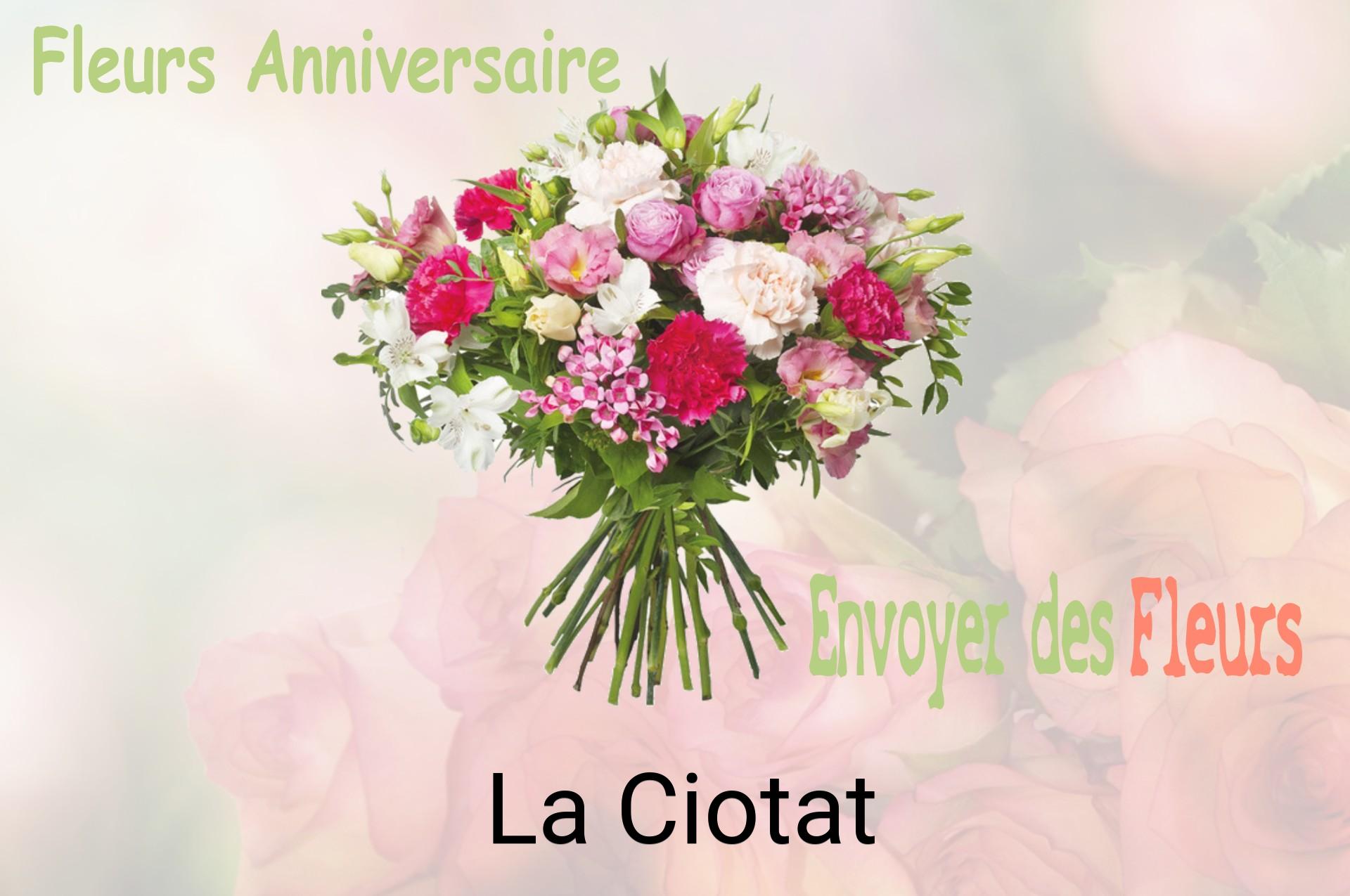 Bouquet de fleurs d’anniversaire livré à La Ciotat